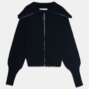 ZARA Zippered Knit Jacket